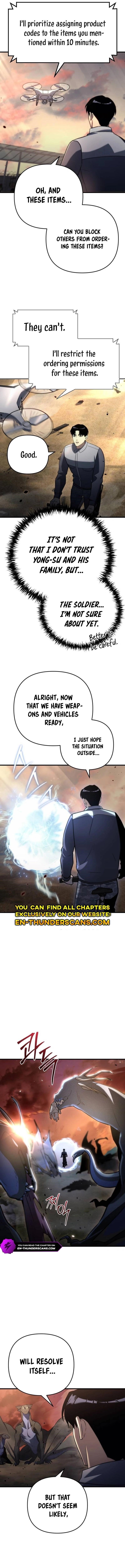Hiding a Logistics Center in The Apocalypse Chapter 11 - Page 16 in English