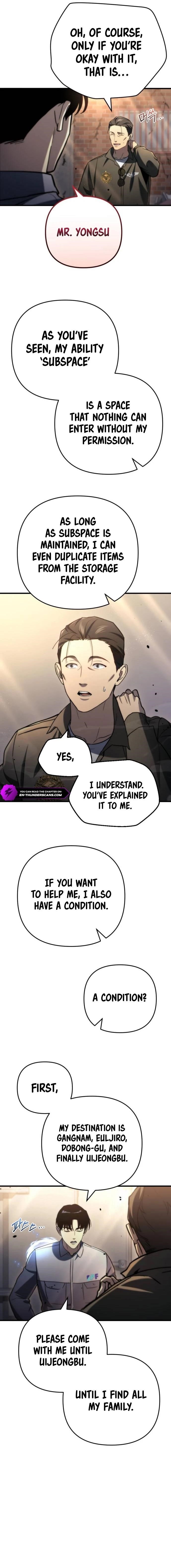 Hiding a Logistics Center in The Apocalypse Chapter 9 - Page 13 in English