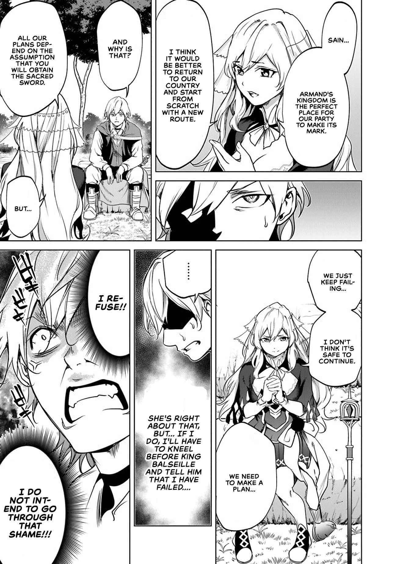 A Warrior Exiled by the Hero and His Lover Chapter 9 - Page 23 in English