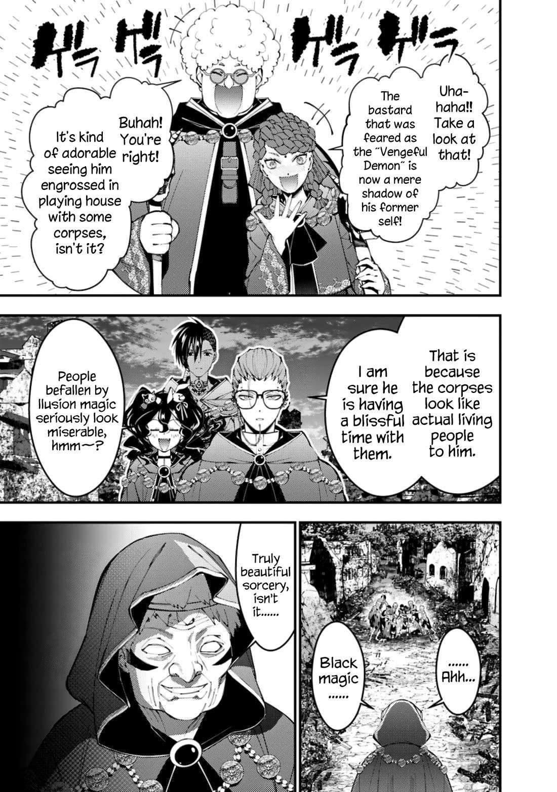 Fukushuu O Koinegau Saikyou Yuusha Wa, Yami No Chikara De Senmetsu Musou Suru Chapter 97 - Page 18 in English