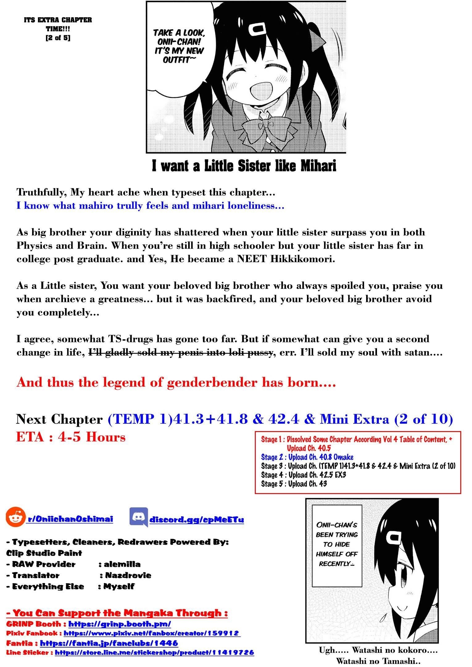 Onii-Chan Is Done For Chapter 40.8 - Page 13 in English