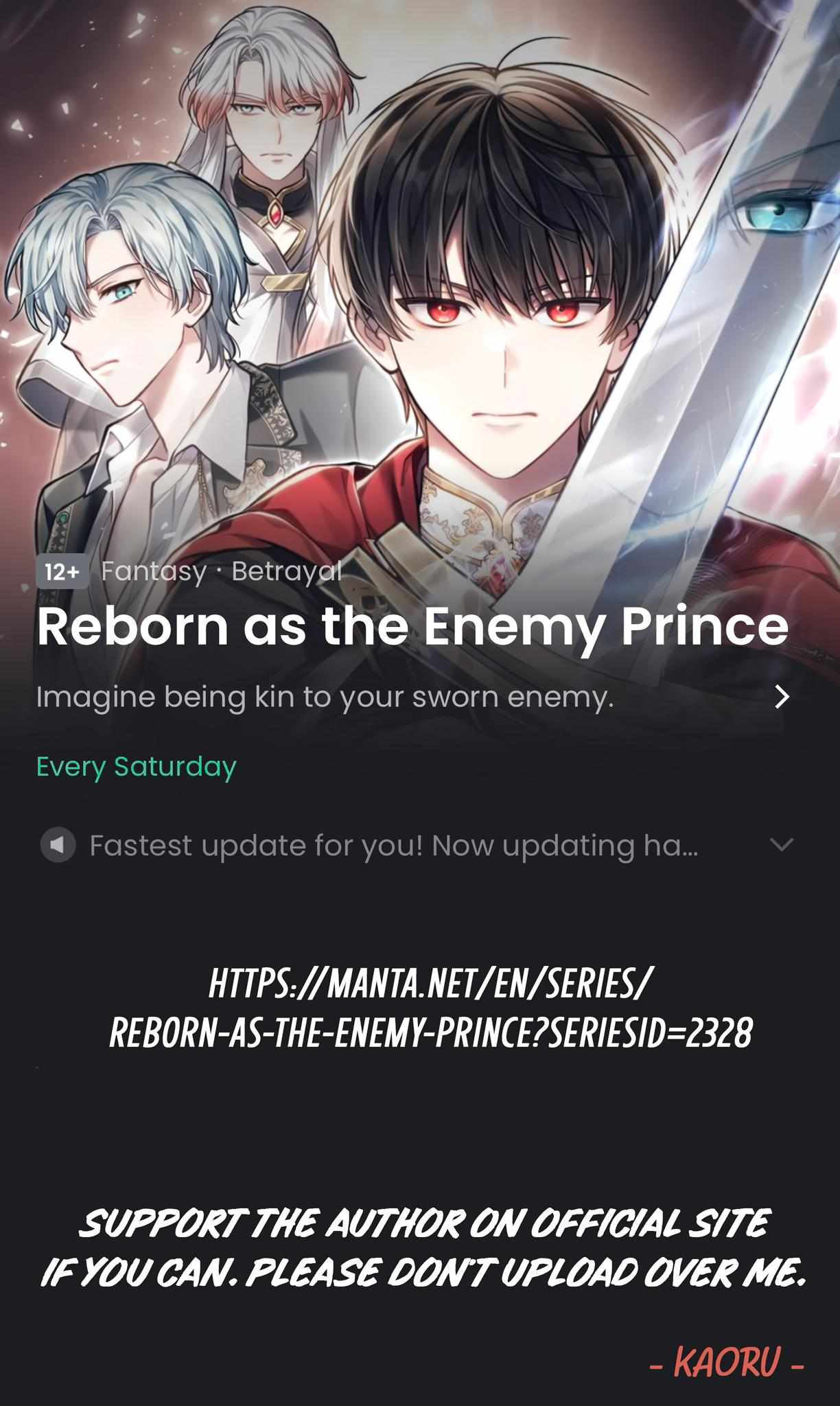 Reborn as the Enemy Prince Chapter 92 - Page 27 in English