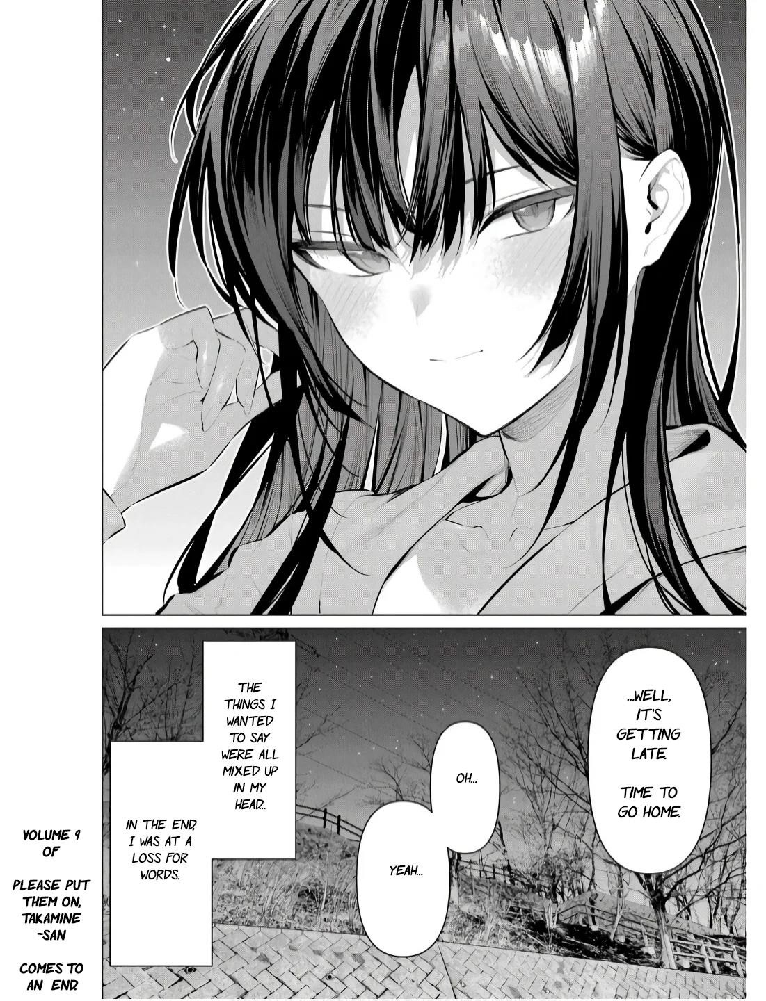 Please Put Them On, Takamine-san Chapter 57 - Page 22 in English