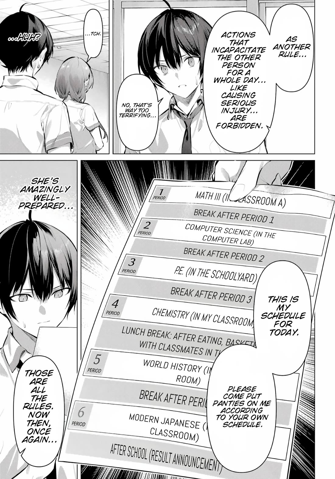 Please Put Them On, Takamine-san Chapter 67.1 - Page 4 in English