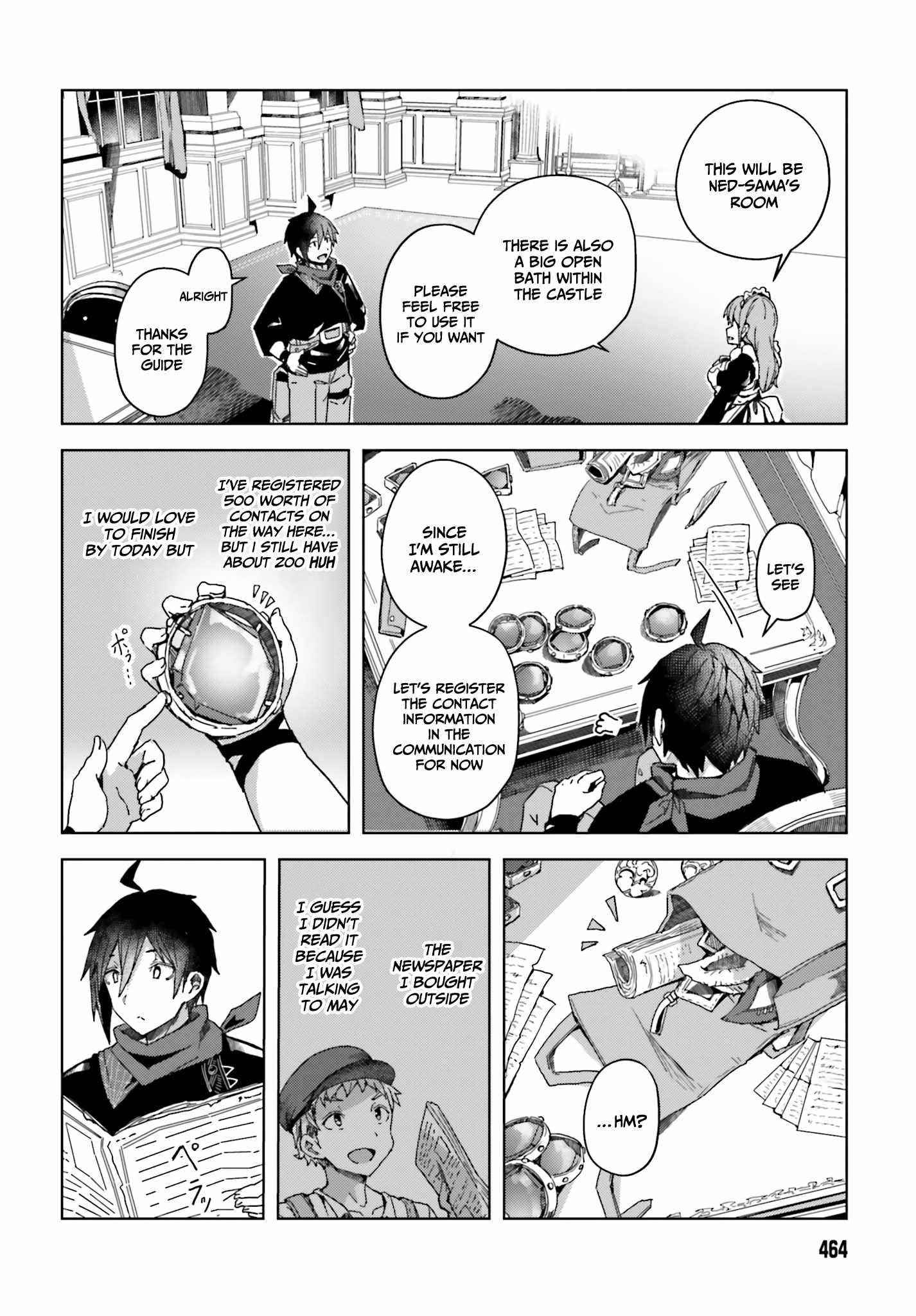 A Heroic Tale About Starting With a Personal Relations Cheat(Ability) and Letting Others Do the Job Chapter 3 - Page 14 in English
