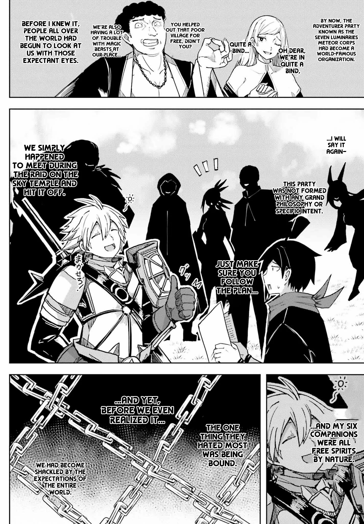 A Heroic Tale About Starting With a Personal Relations Cheat(Ability) and Letting Others Do the Job Chapter 31 - Page 12 in English