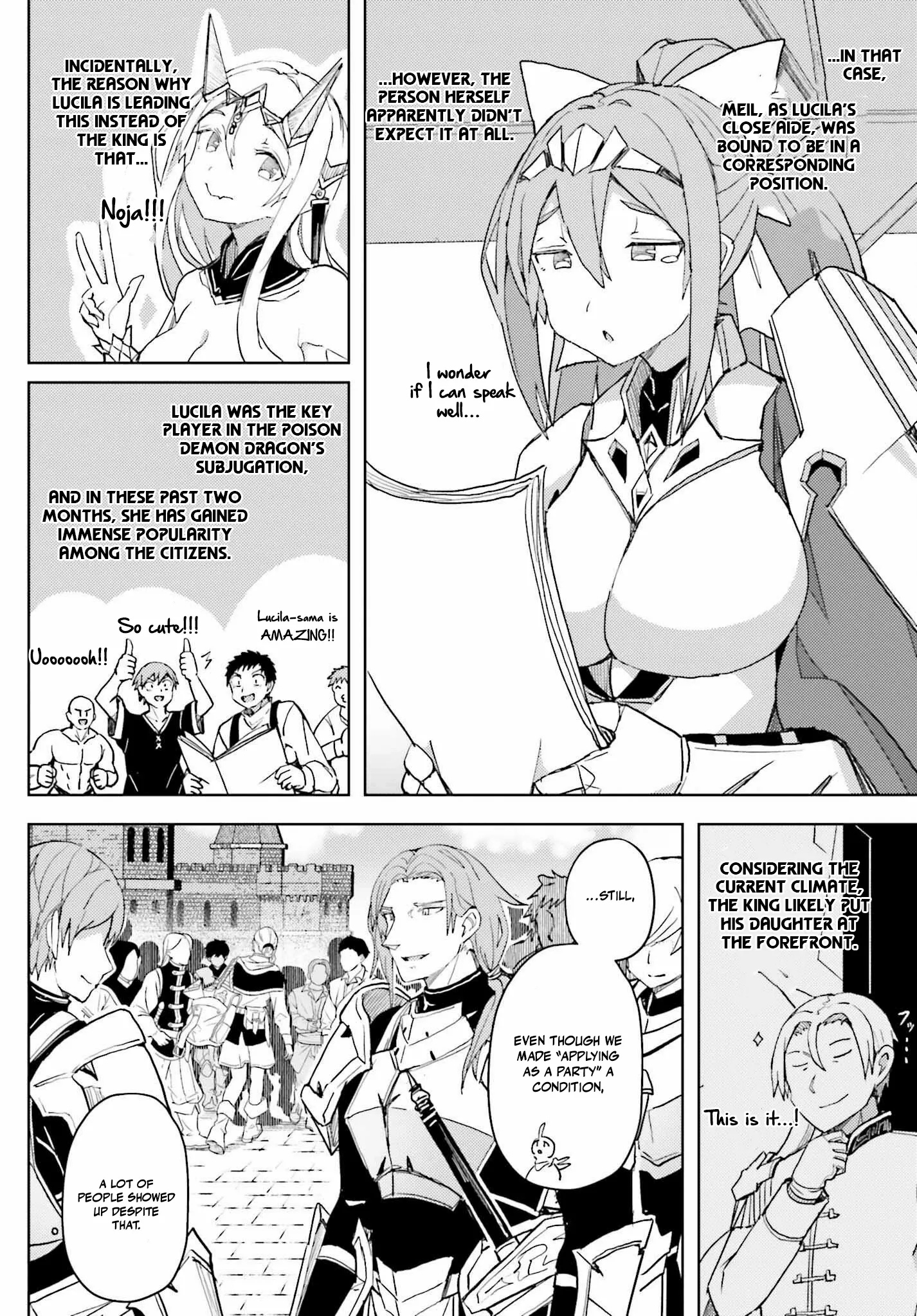 A Heroic Tale About Starting With a Personal Relations Cheat(Ability) and Letting Others Do the Job Chapter 34 - Page 6 in English