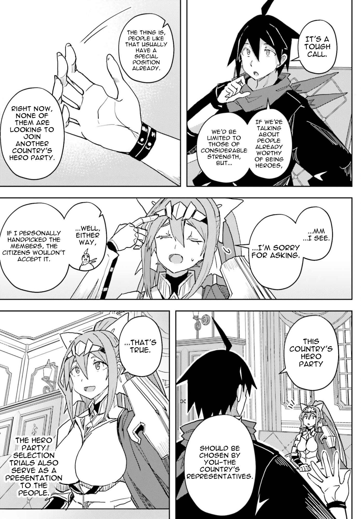 A Heroic Tale About Starting With a Personal Relations Cheat(Ability) and Letting Others Do the Job Chapter 38 - Page 16 in English