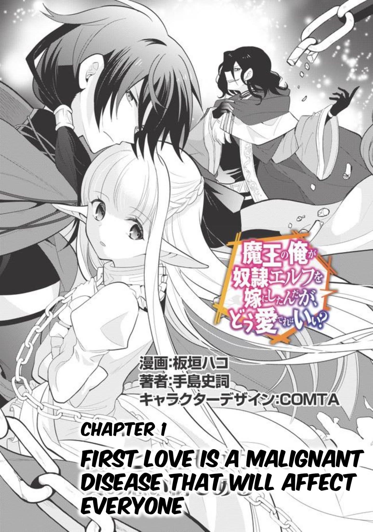Maou No Ore Ga Dorei Elf Wo Yome Ni Shitanda Ga, Dou Medereba Ii? Chapter 1 - Page 4 in English