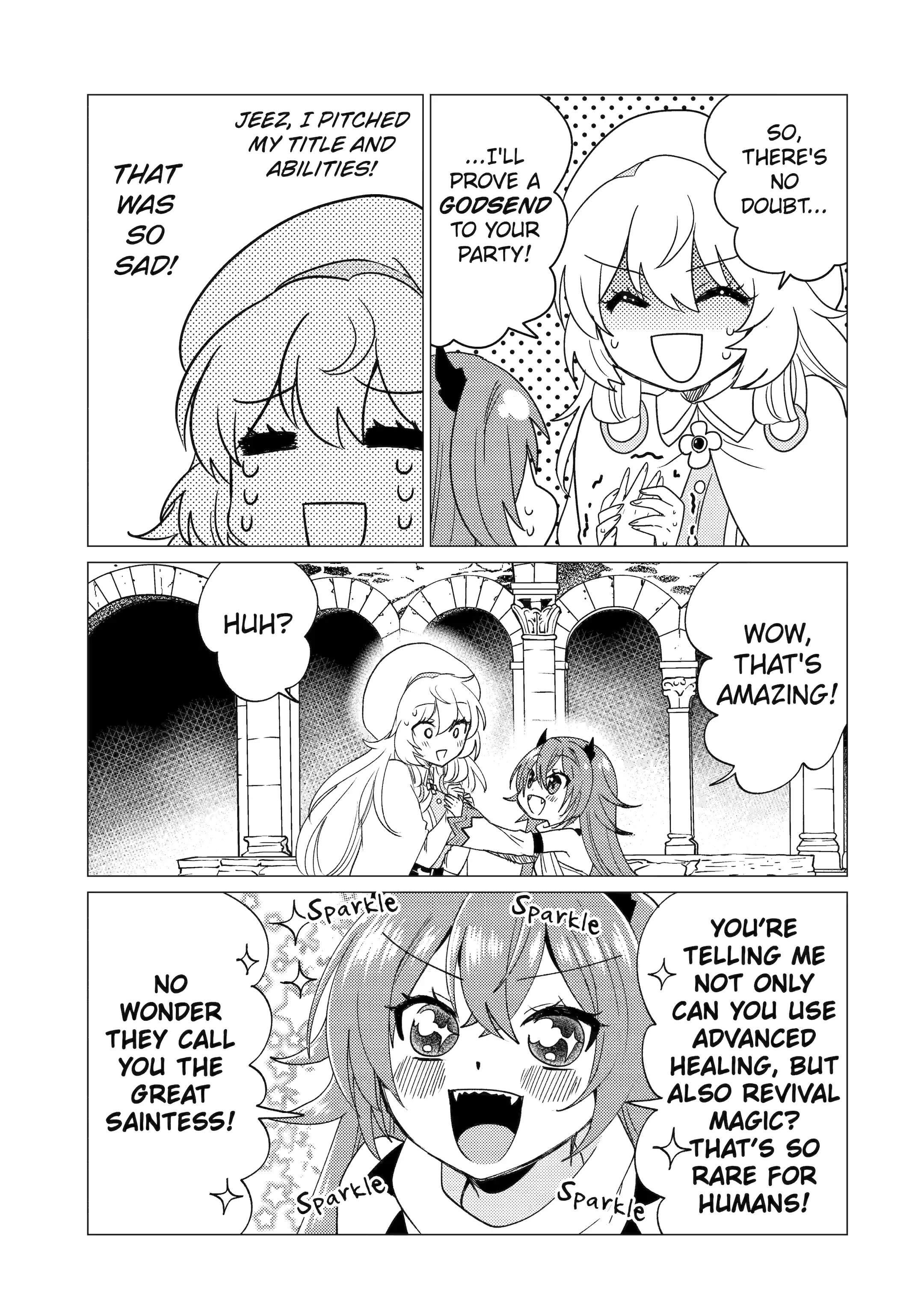 Yuusha party wo tuihou sareta ore daga, ore kara sudatte kuretayoude ureshii. nanode daiseijo, omae ni otte korarete ha komarunodaga? Chapter 20.2 - Page 5 in English