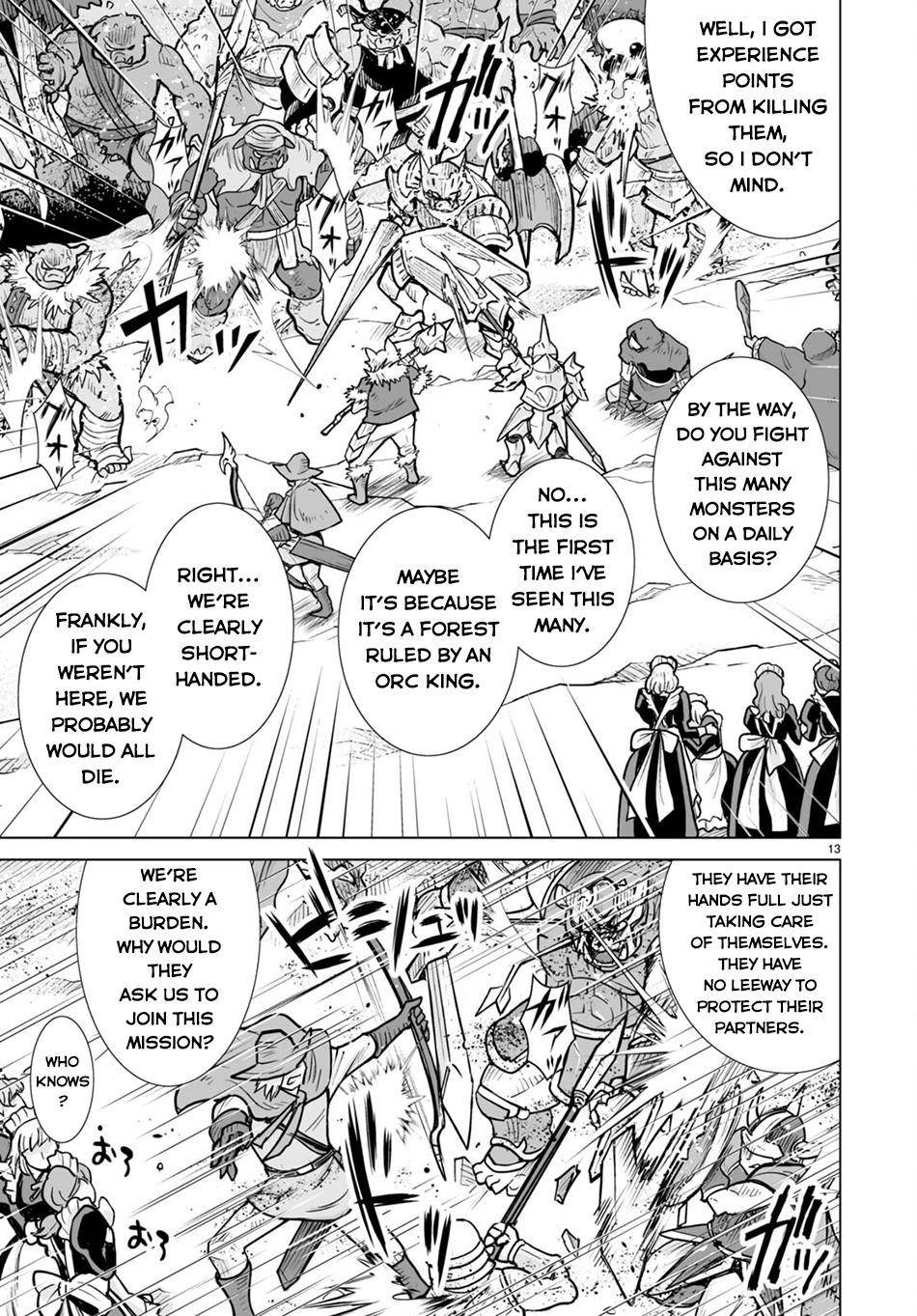 I Was Summoned to Another World, but I Got the Power to Cut Anything, so It Was Easy Mode Chapter 4 - Page 13 in English