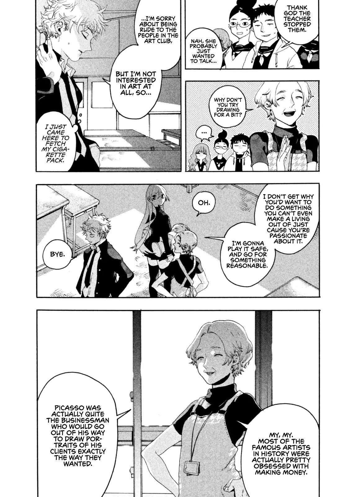 Blue Period Chapter 1 - Page 30 in English
