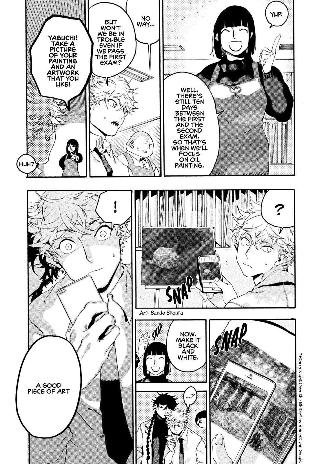 Blue Period Chapter 13 - Page 14 in English