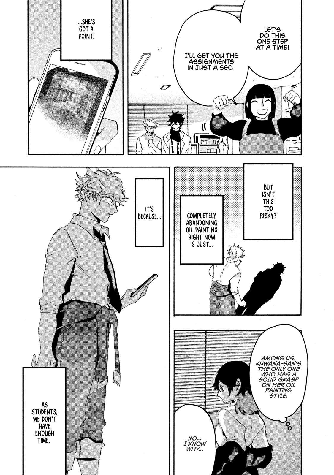 Blue Period Chapter 13 - Page 16 in English