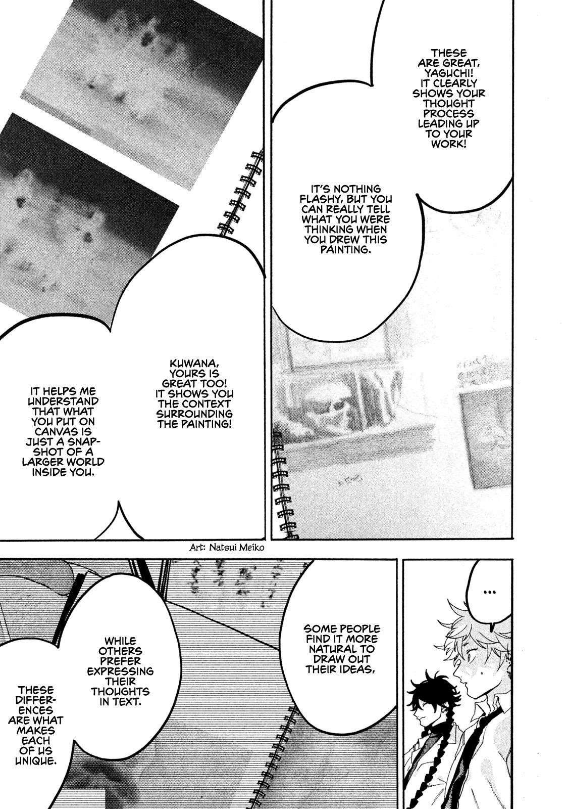 Blue Period Chapter 19 - Page 28 in English