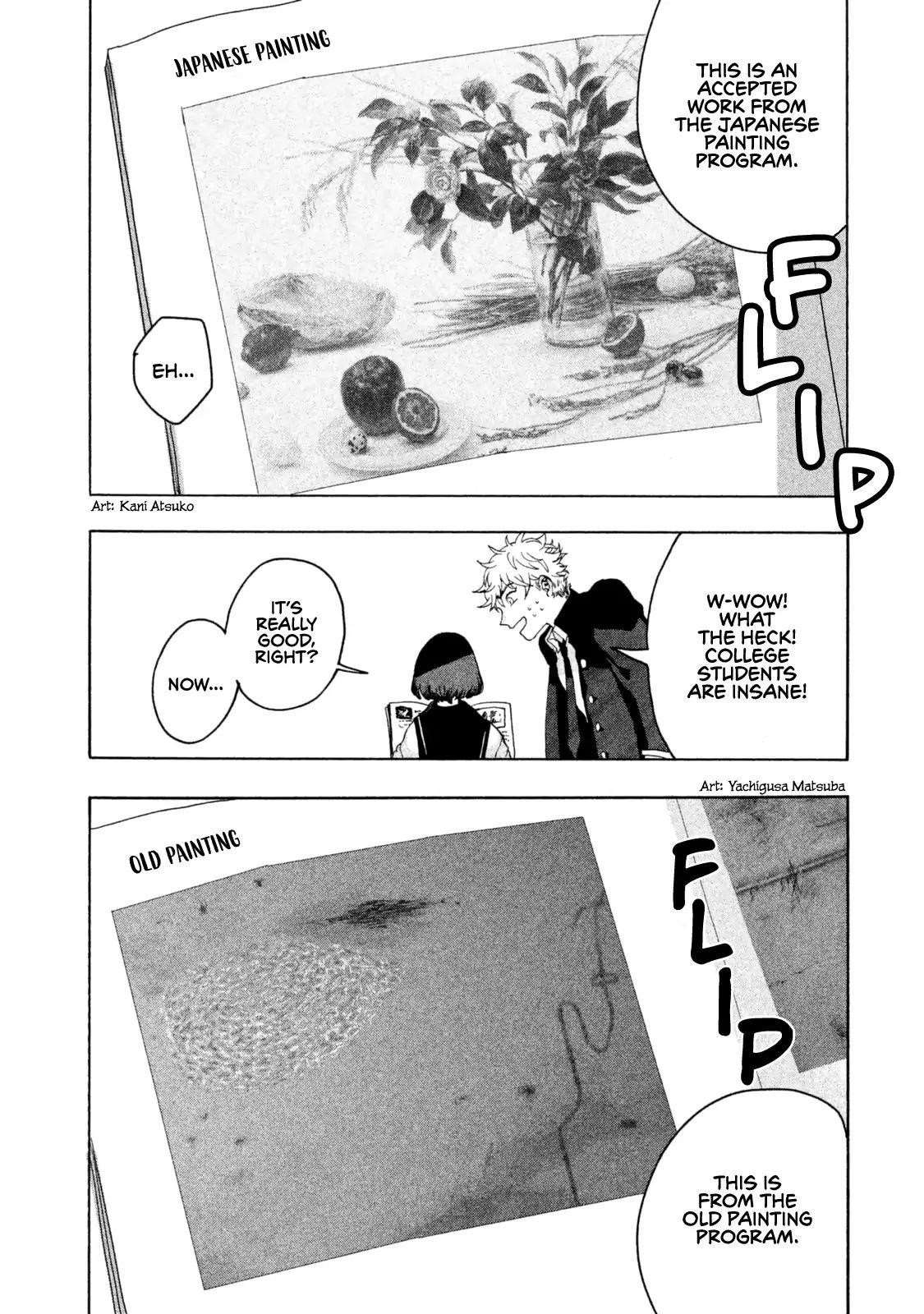 Blue Period Chapter 2 - Page 12 in English