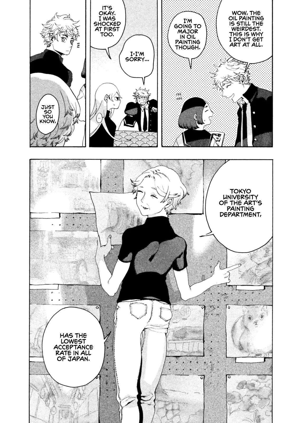 Blue Period Chapter 2 - Page 14 in English