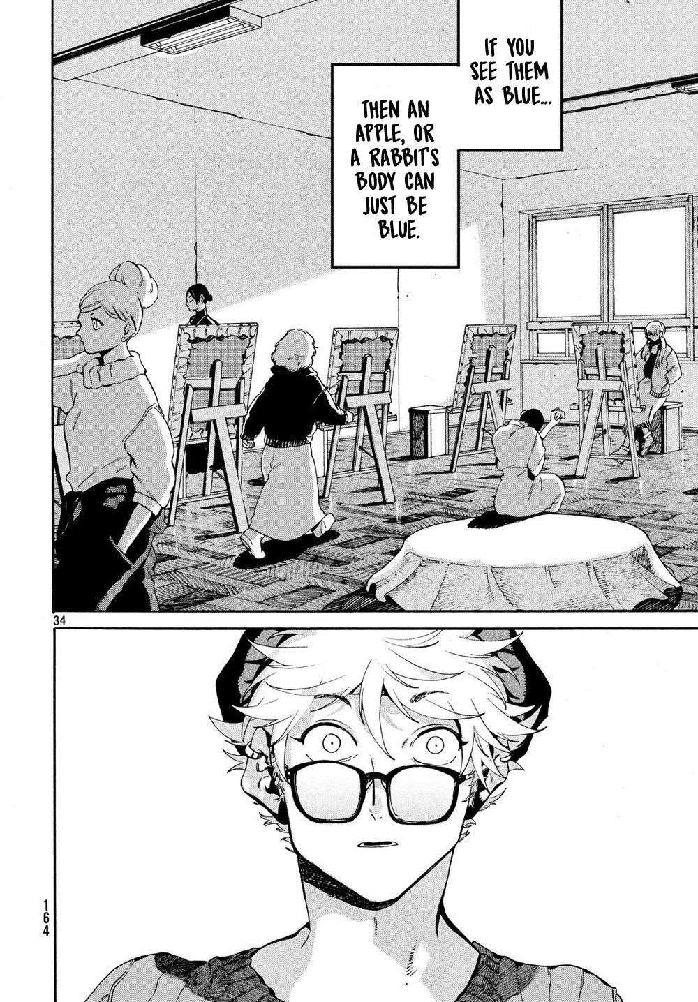Blue Period Chapter 23 - Page 34 in English
