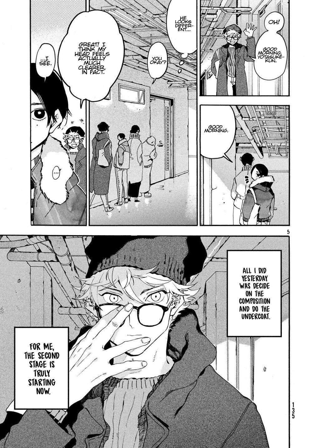 Blue Period Chapter 23 - Page 5 in English