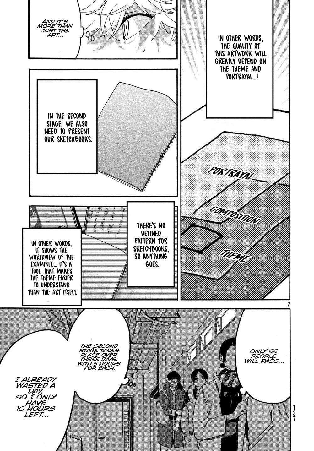 Blue Period Chapter 23 - Page 7 in English