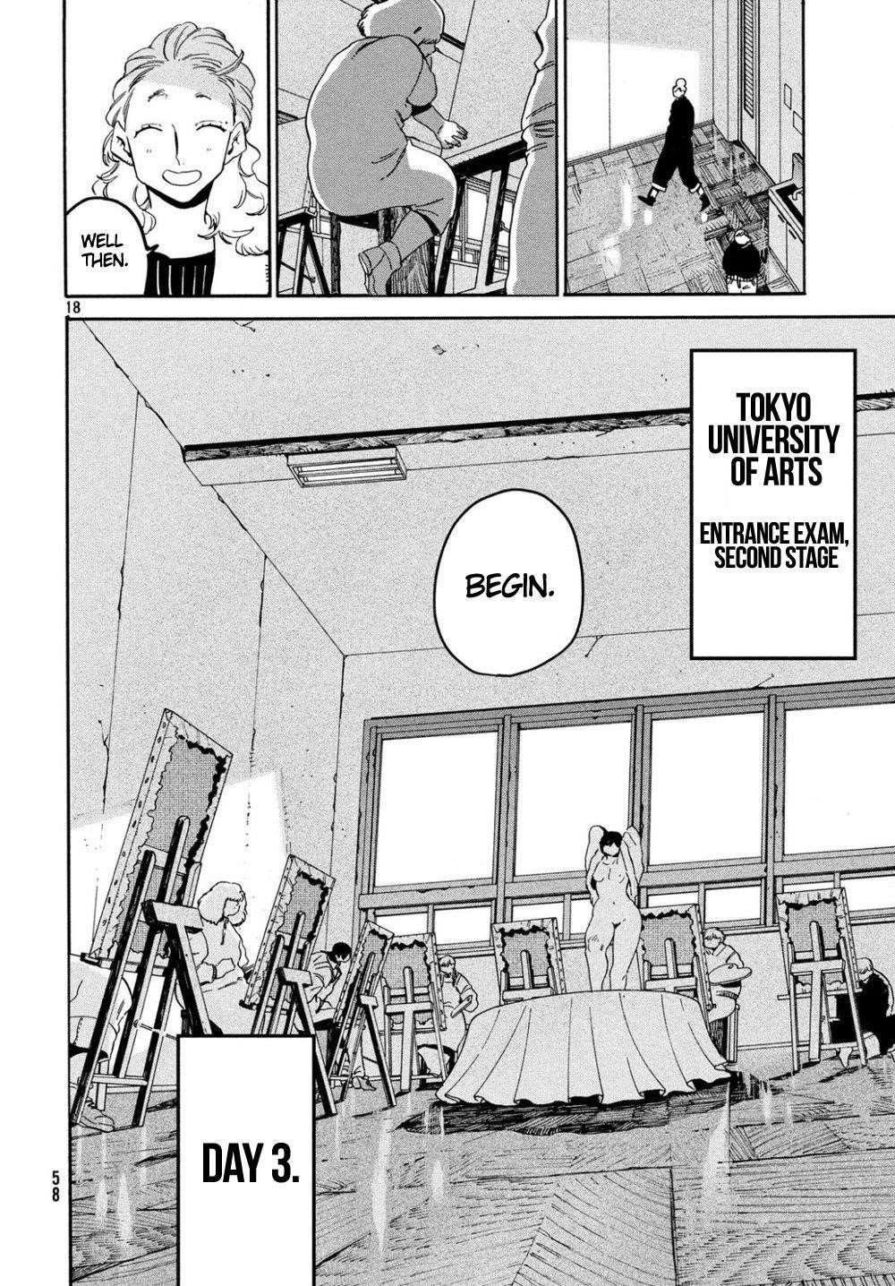 Blue Period Chapter 24 - Page 18 in English