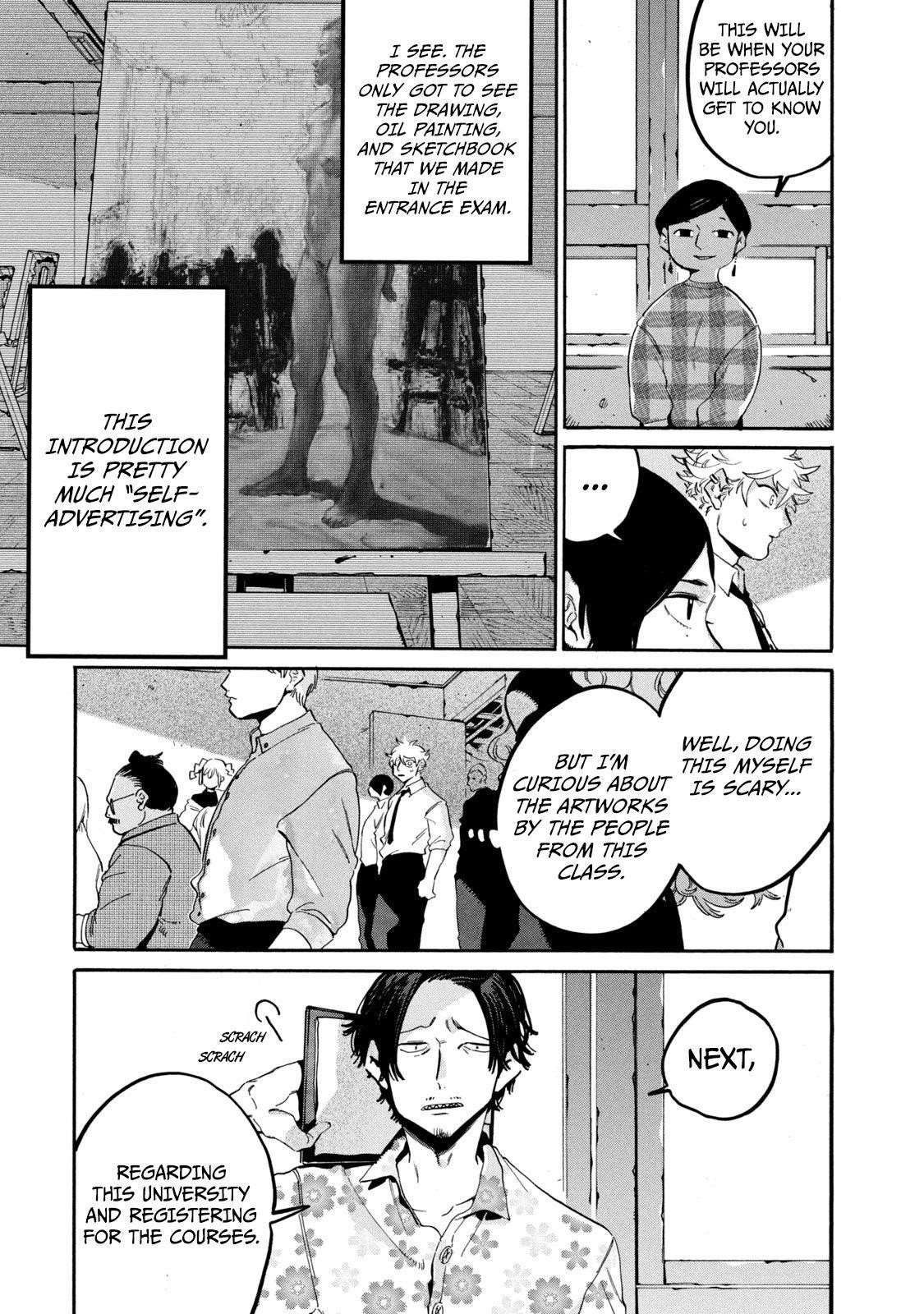 Blue Period Chapter 27 - Page 3 in English