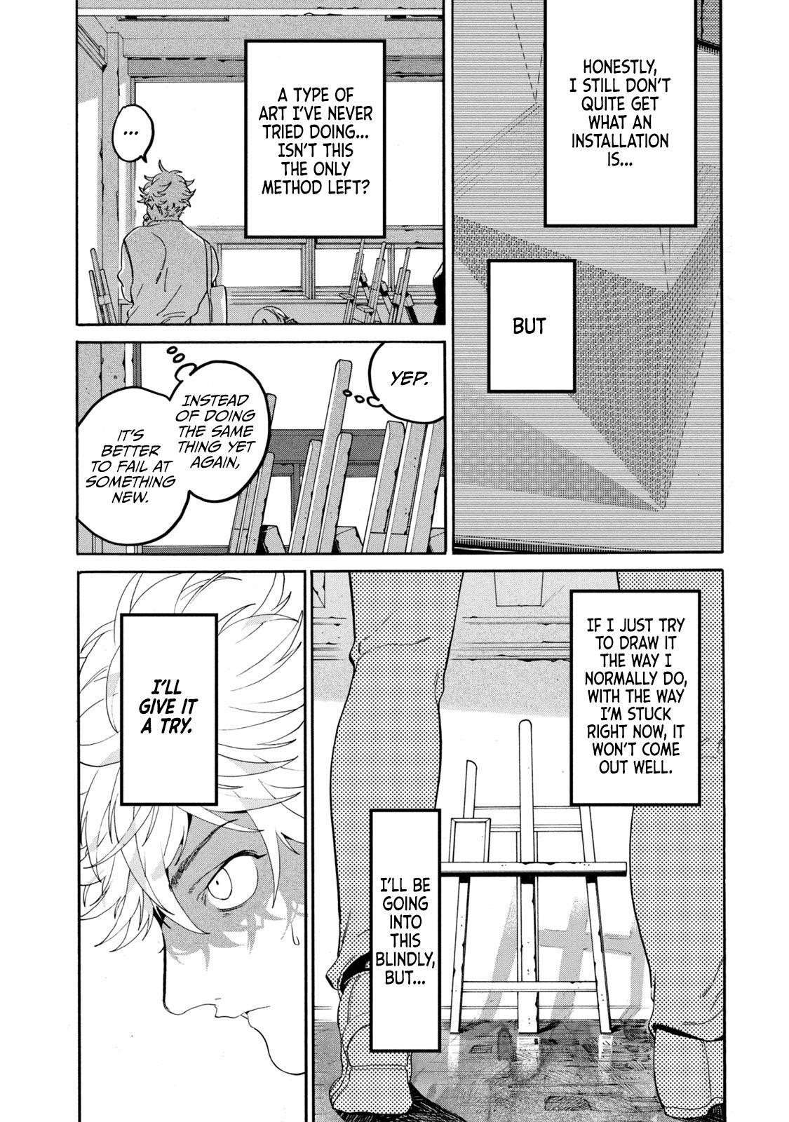 Blue Period Chapter 28 - Page 43 in English