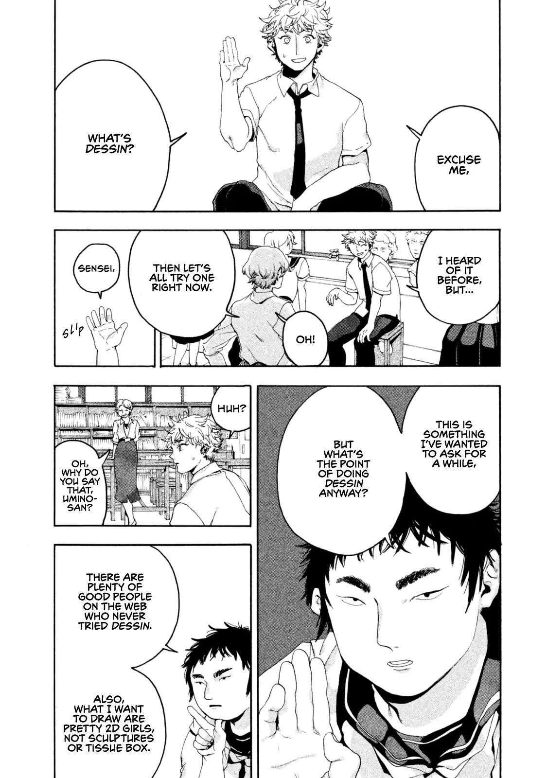 Blue Period Chapter 3 - Page 10 in English