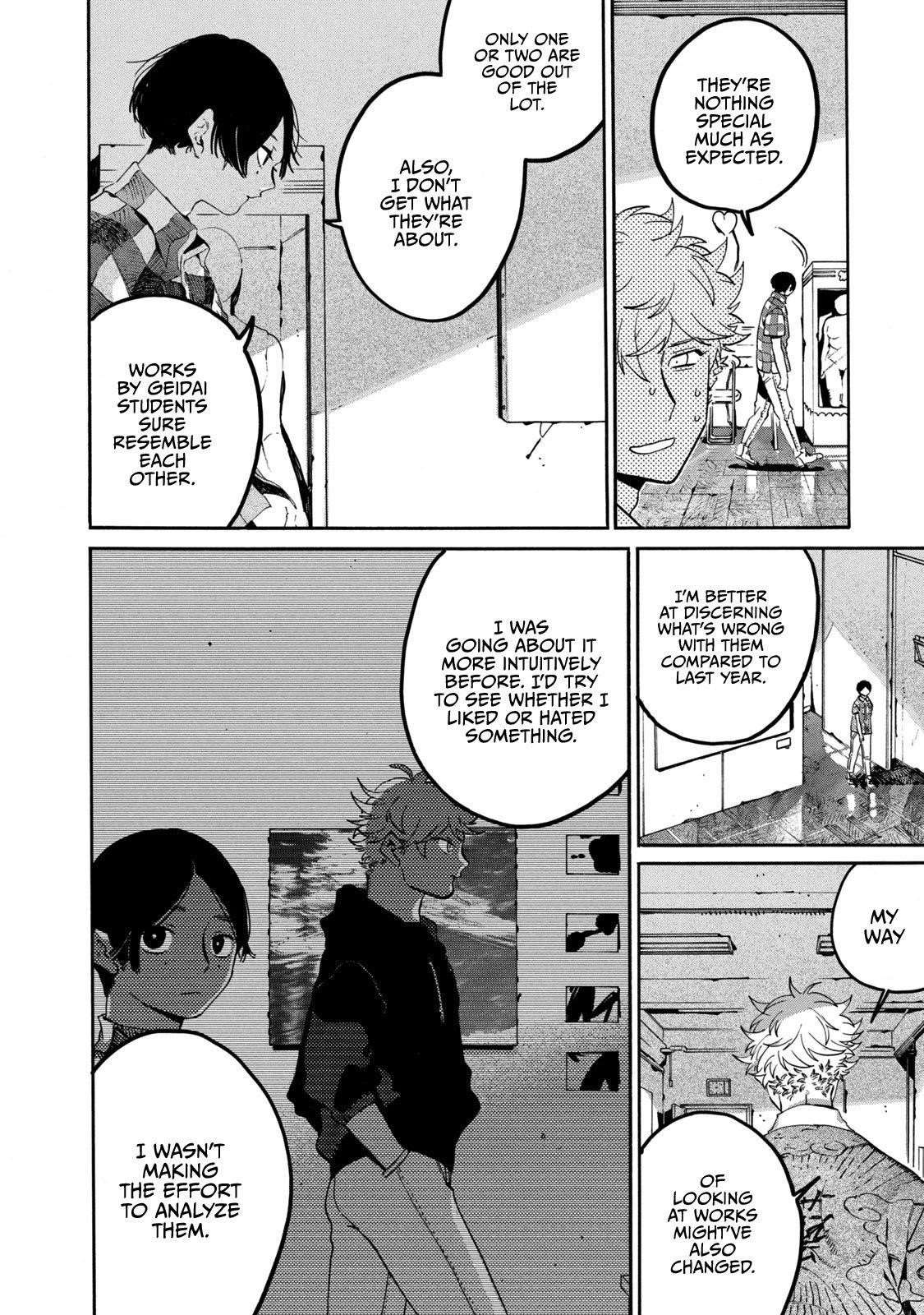 Blue Period Chapter 34 - Page 38 in English