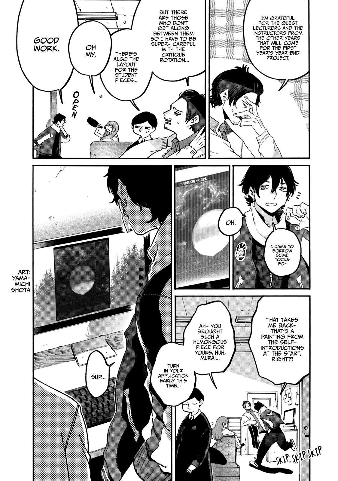 Blue Period Chapter 38 - Page 12 in English