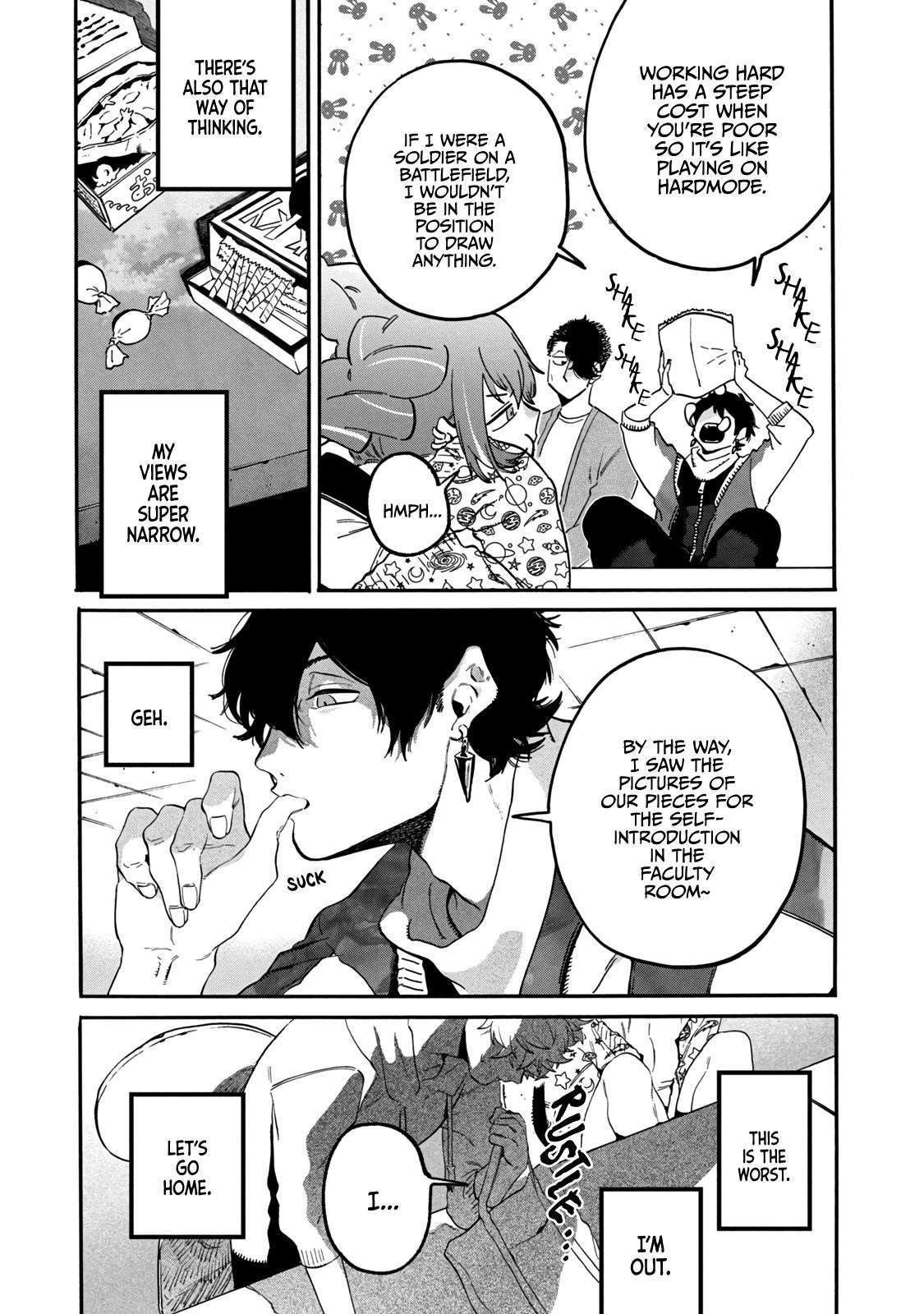 Blue Period Chapter 38 - Page 19 in English