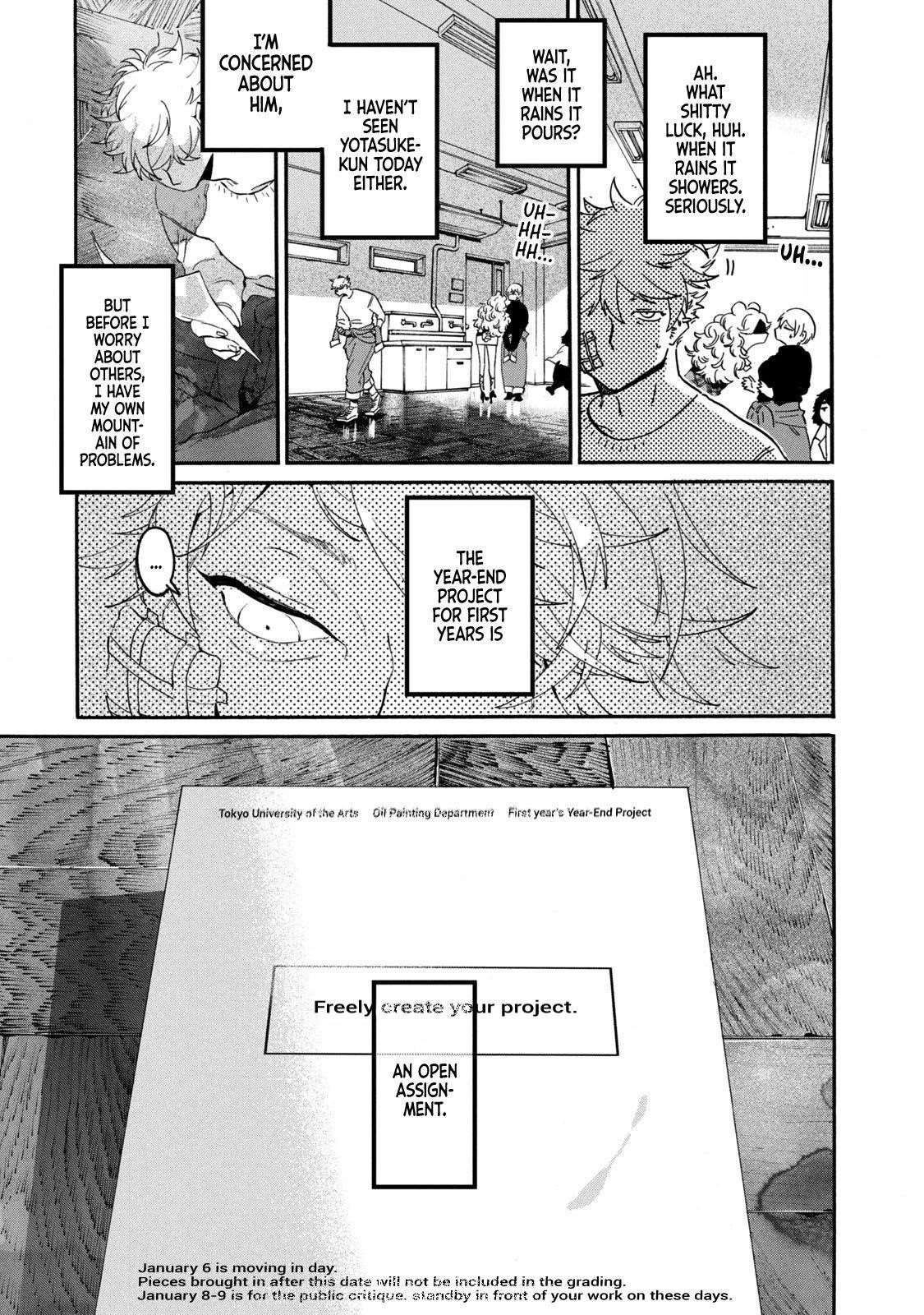 Blue Period Chapter 39 - Page 19 in English