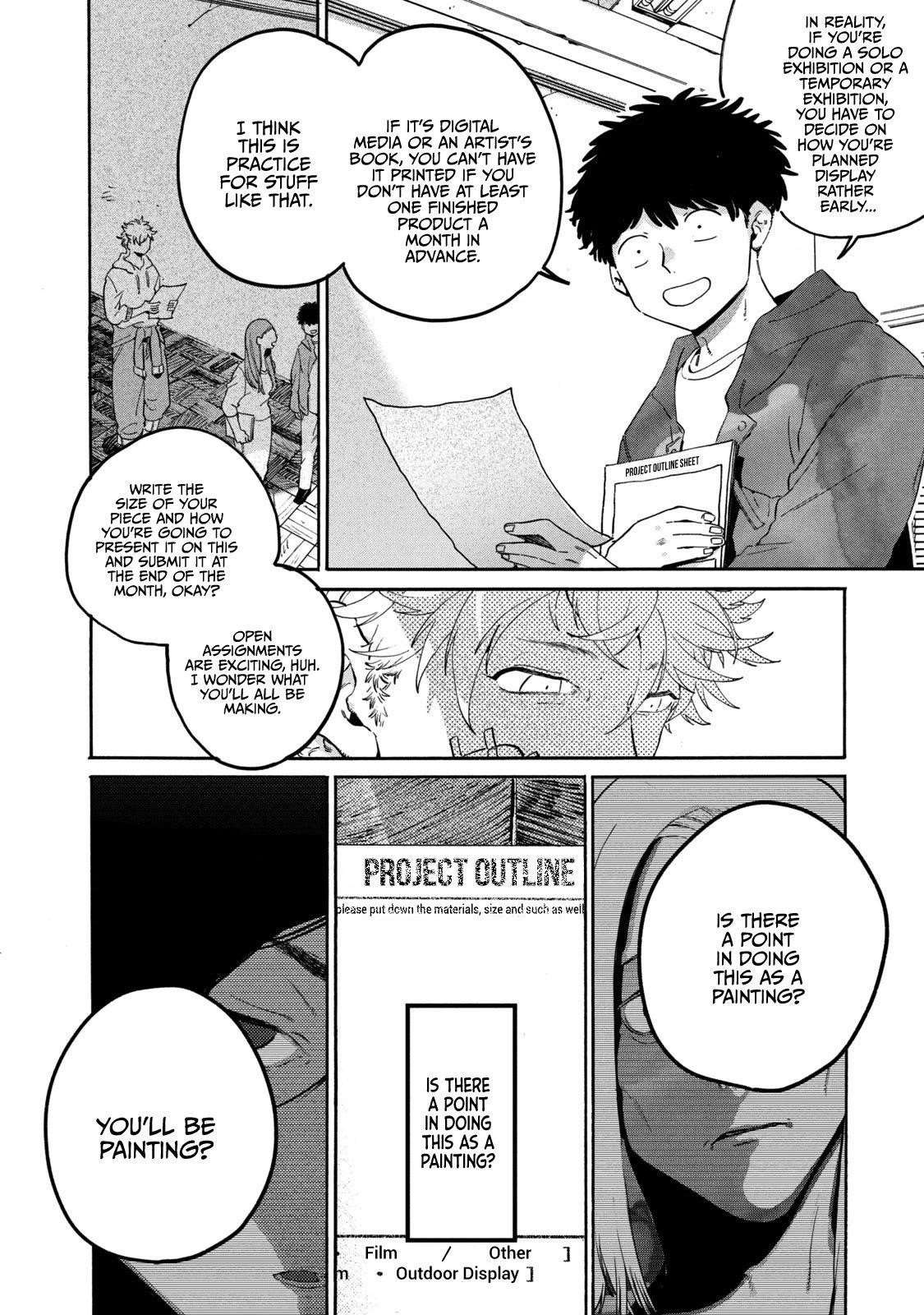 Blue Period Chapter 39 - Page 24 in English