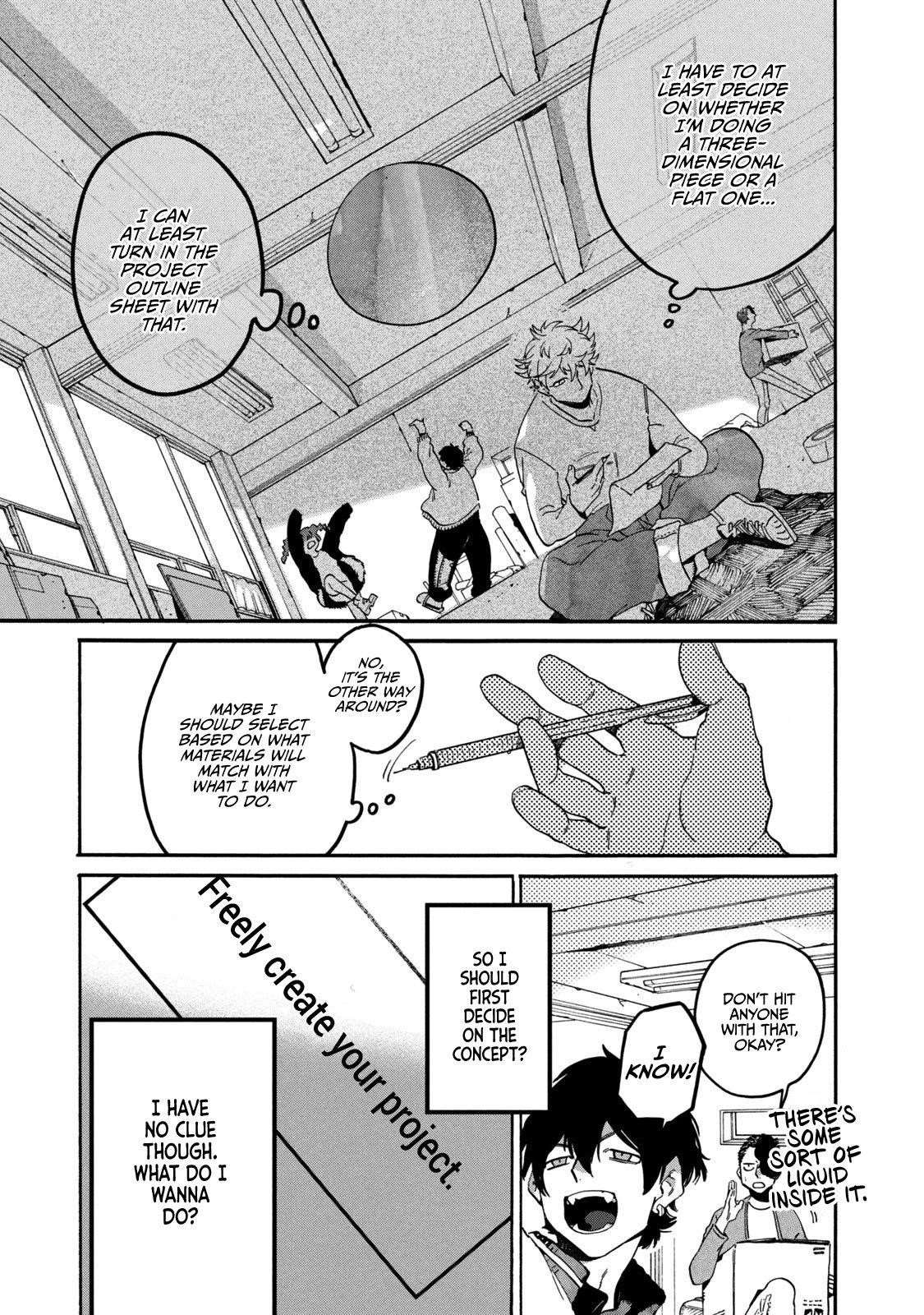 Blue Period Chapter 39 - Page 42 in English