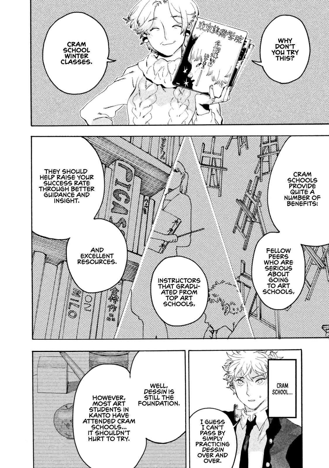 Blue Period Chapter 4 - Page 8 in English