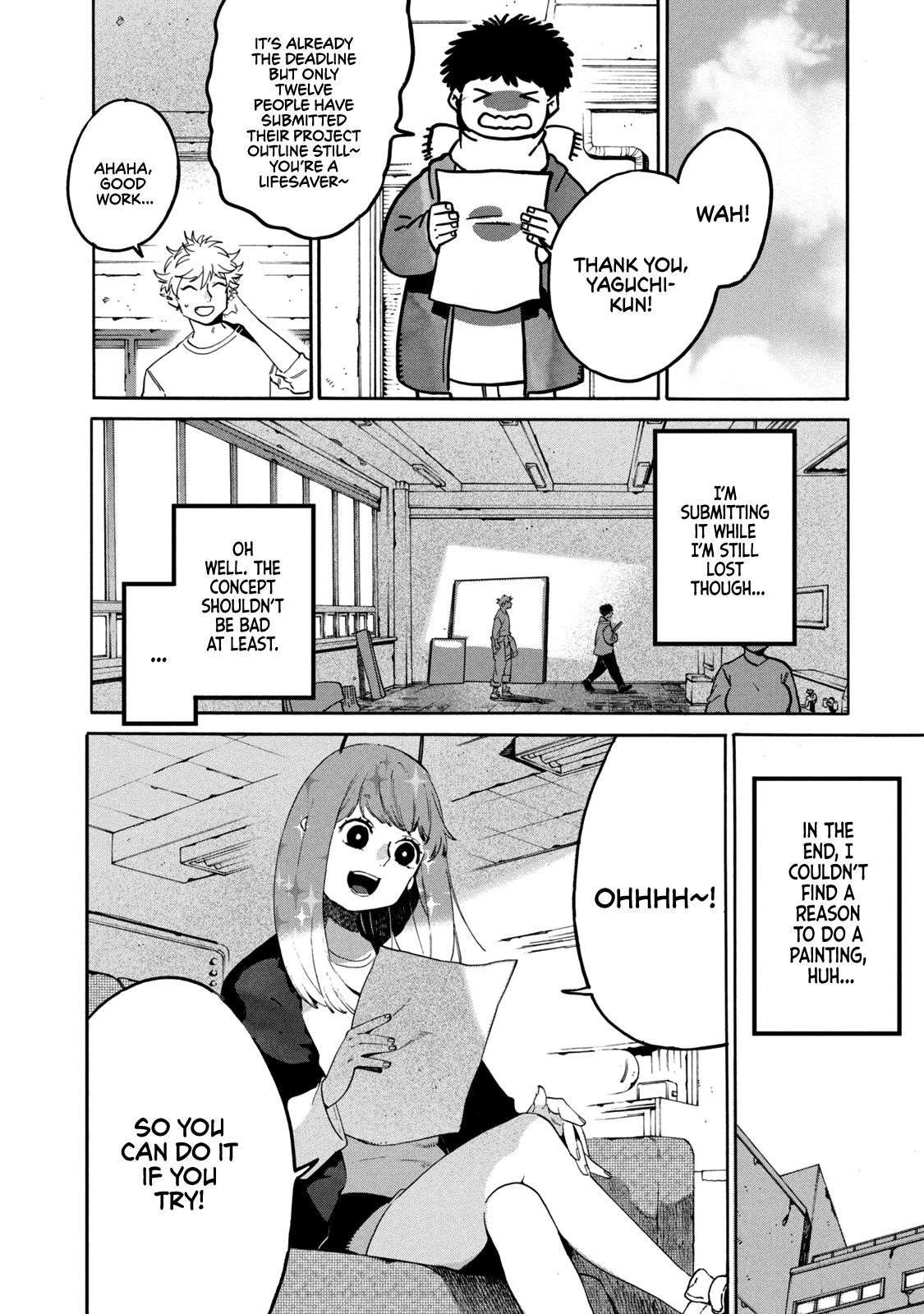 Blue Period Chapter 40 - Page 37 in English