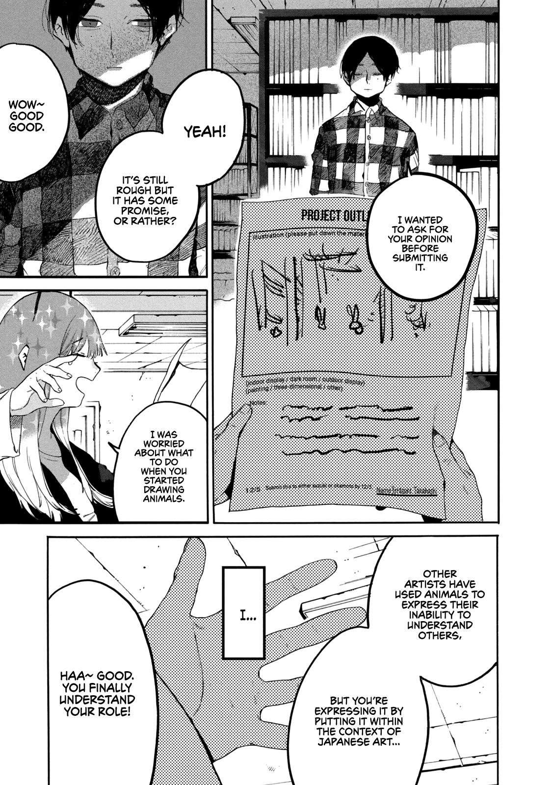 Blue Period Chapter 40 - Page 38 in English