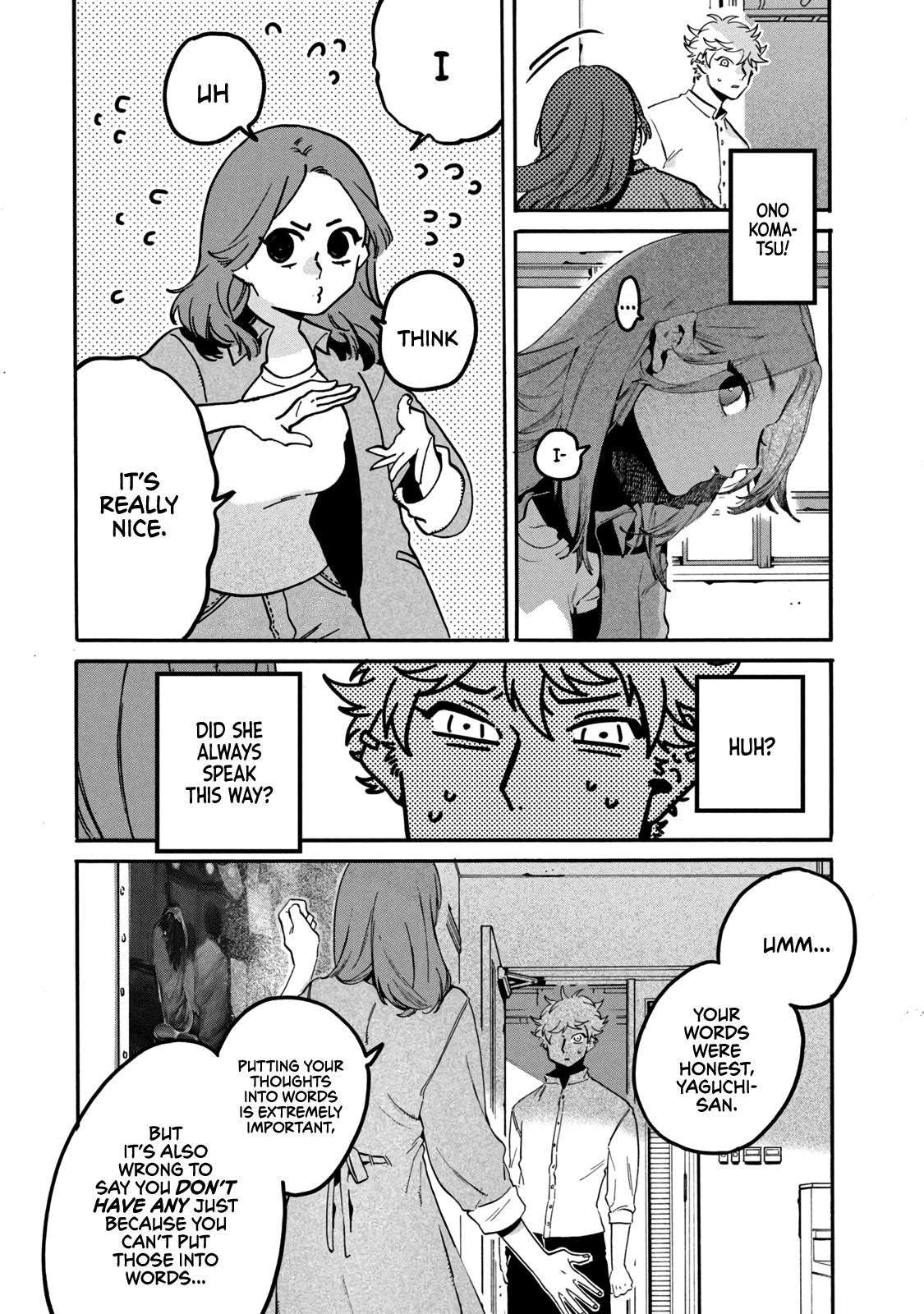 Blue Period Chapter 42 - Page 17 in English