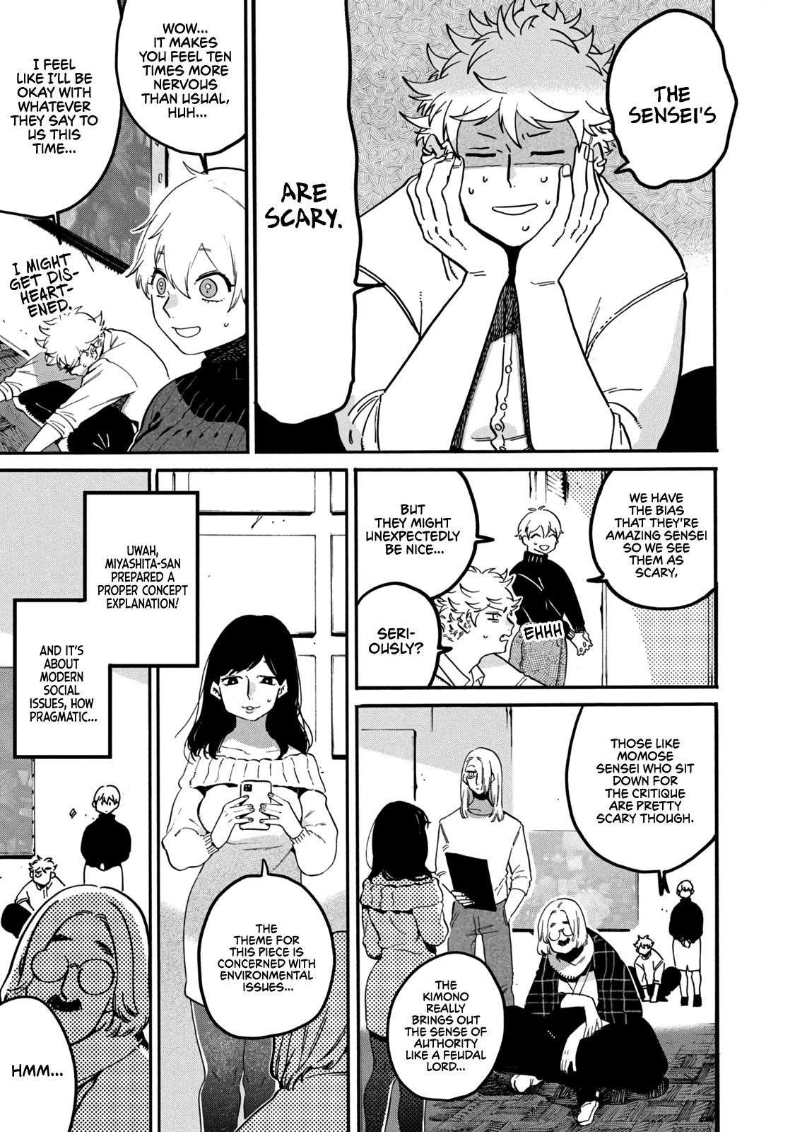 Blue Period Chapter 42 - Page 7 in English