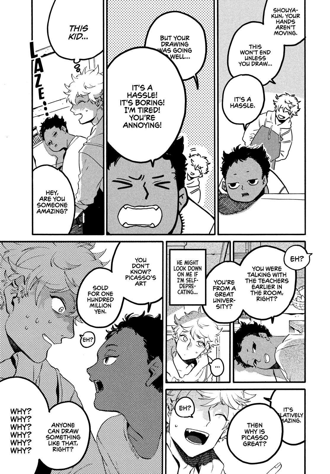 Blue Period Chapter 43 - Page 14 in English