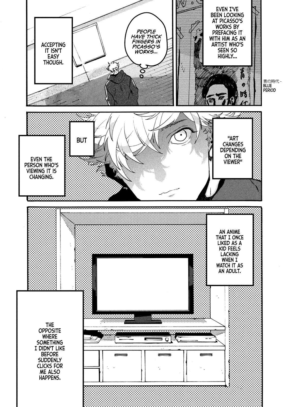 Blue Period Chapter 43 - Page 28 in English