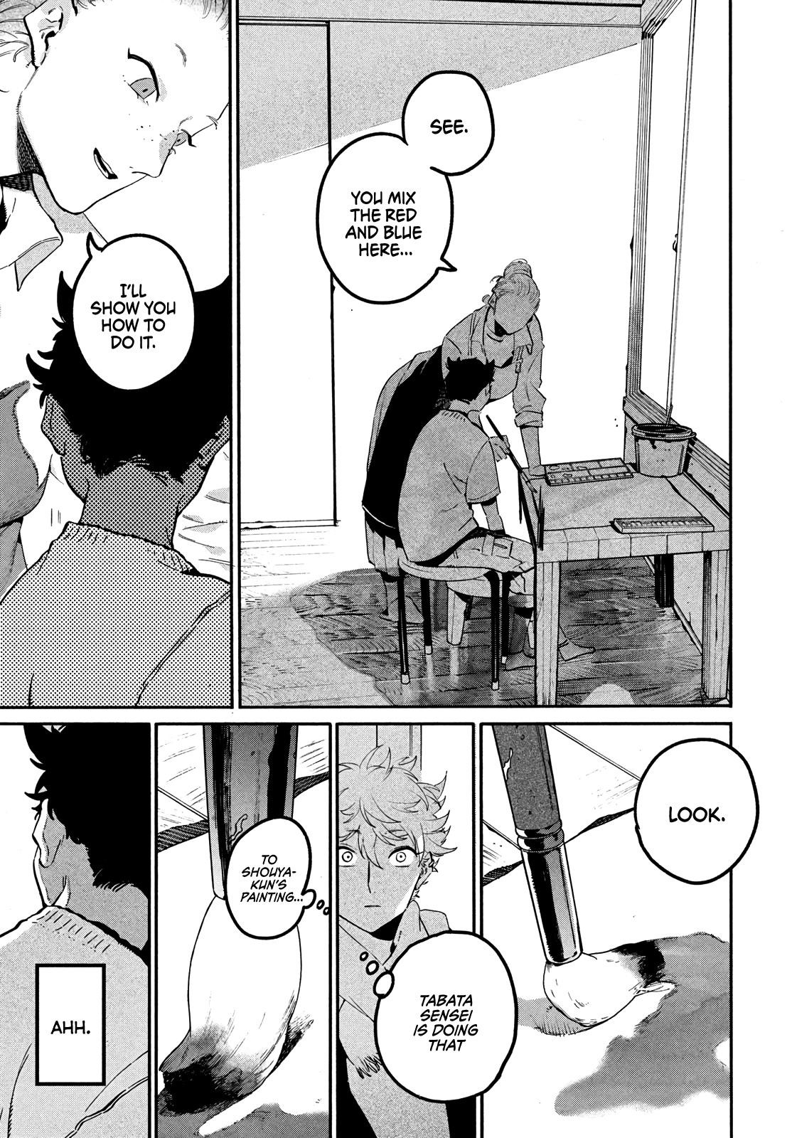 Blue Period Chapter 45 - Page 31 in English