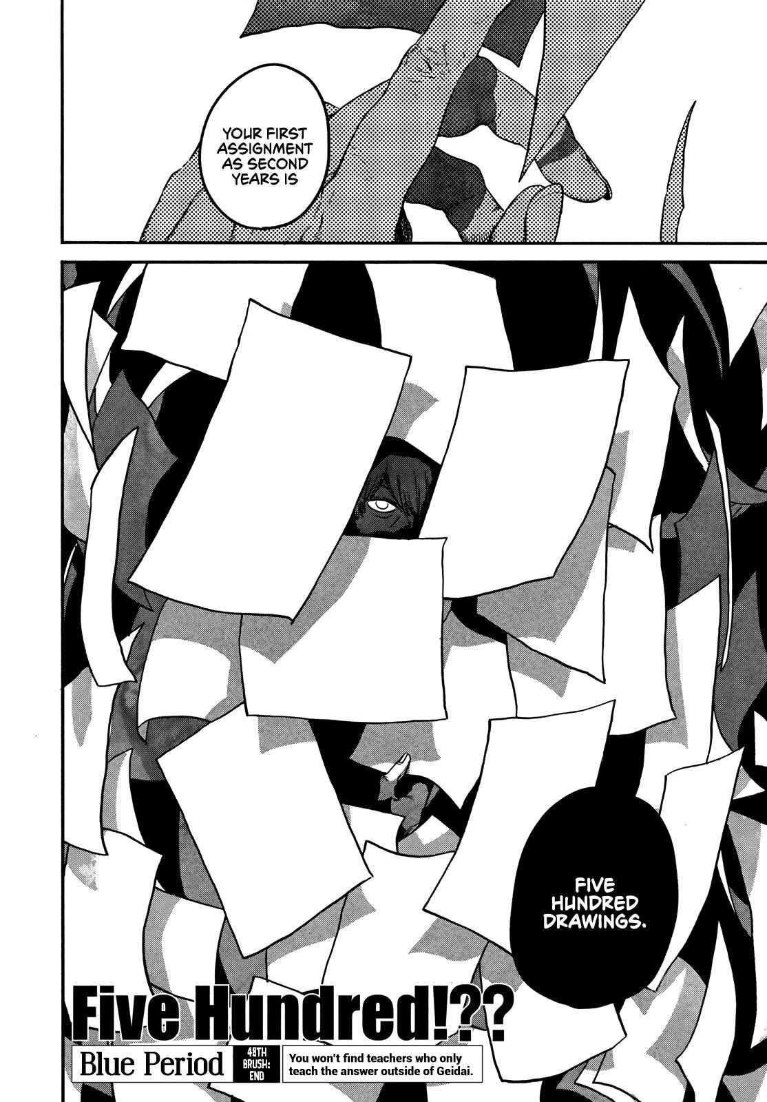 Blue Period Chapter 48 - Page 30 in English