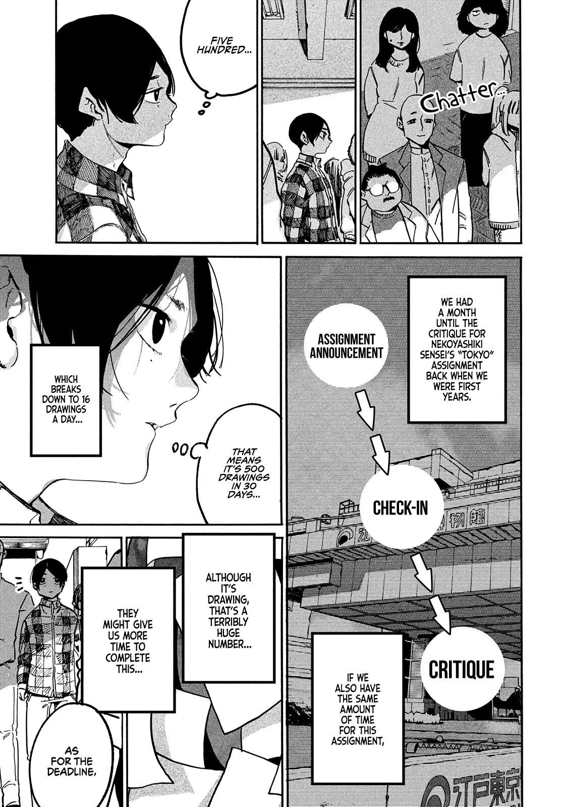 Blue Period Chapter 49 - Page 3 in English