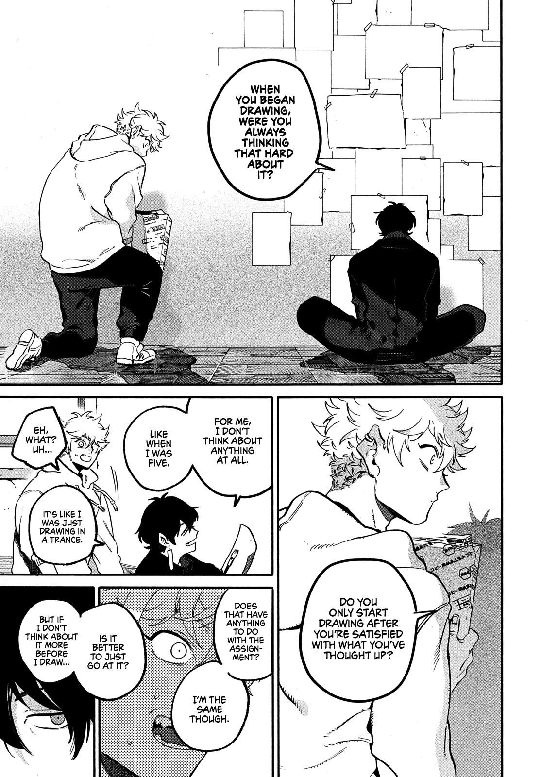 Blue Period Chapter 49 - Page 33 in English