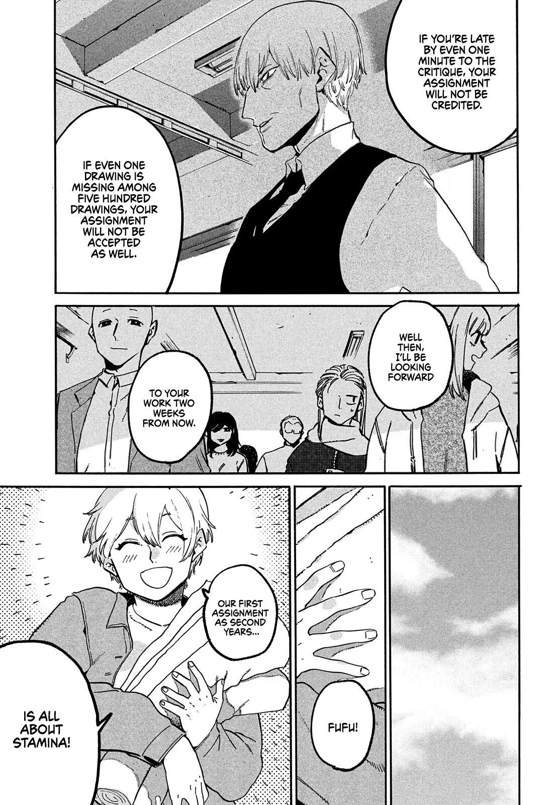 Blue Period Chapter 49 - Page 5 in English