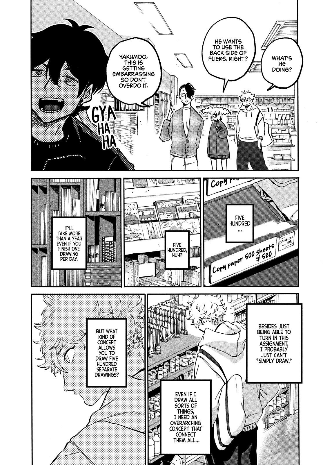 Blue Period Chapter 49 - Page 7 in English
