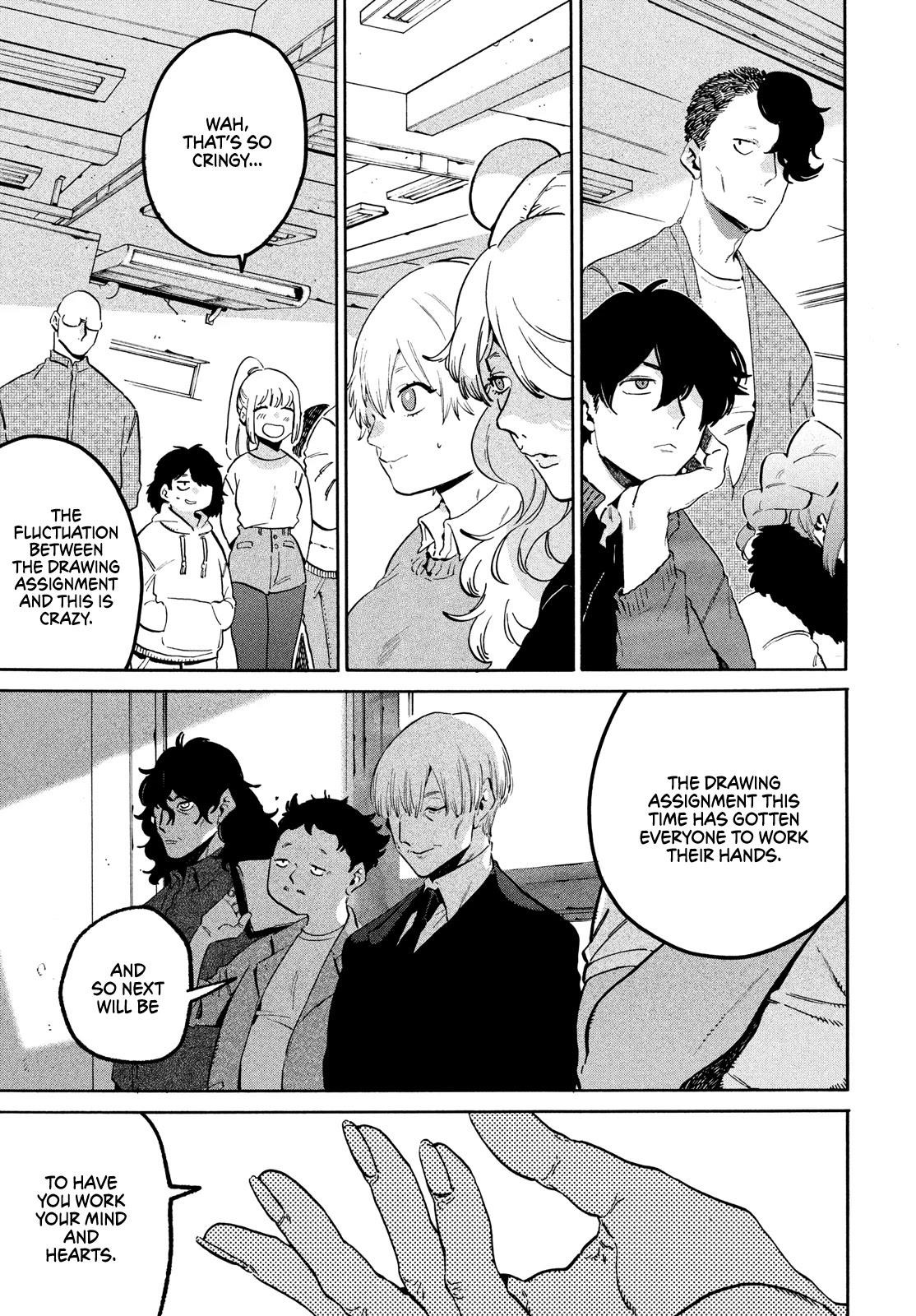 Blue Period Chapter 50 - Page 9 in English
