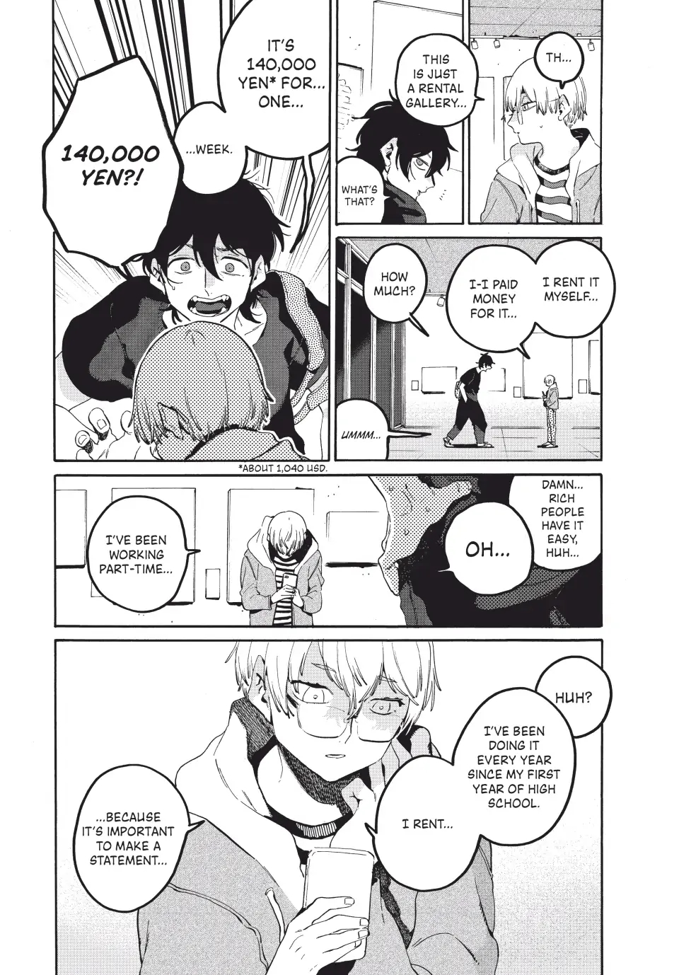 Blue Period Chapter 60 - Page 14 in English