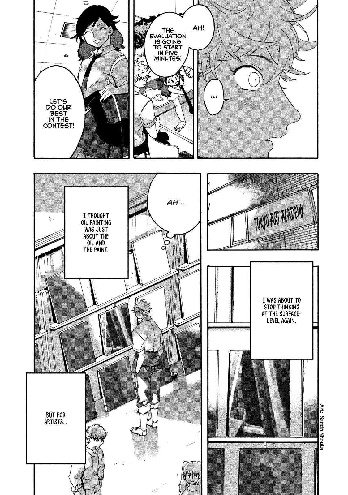 Blue Period Chapter 7 - Page 37 in English
